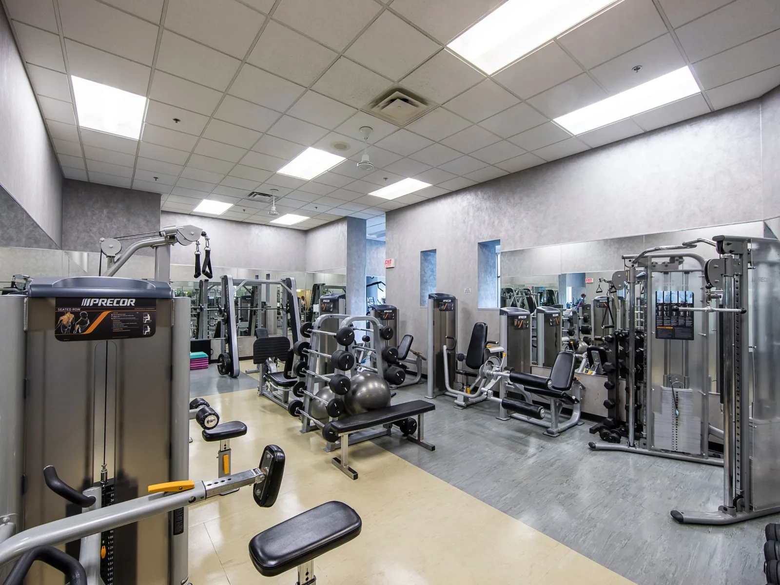 The fitness facility at The Palace Pier