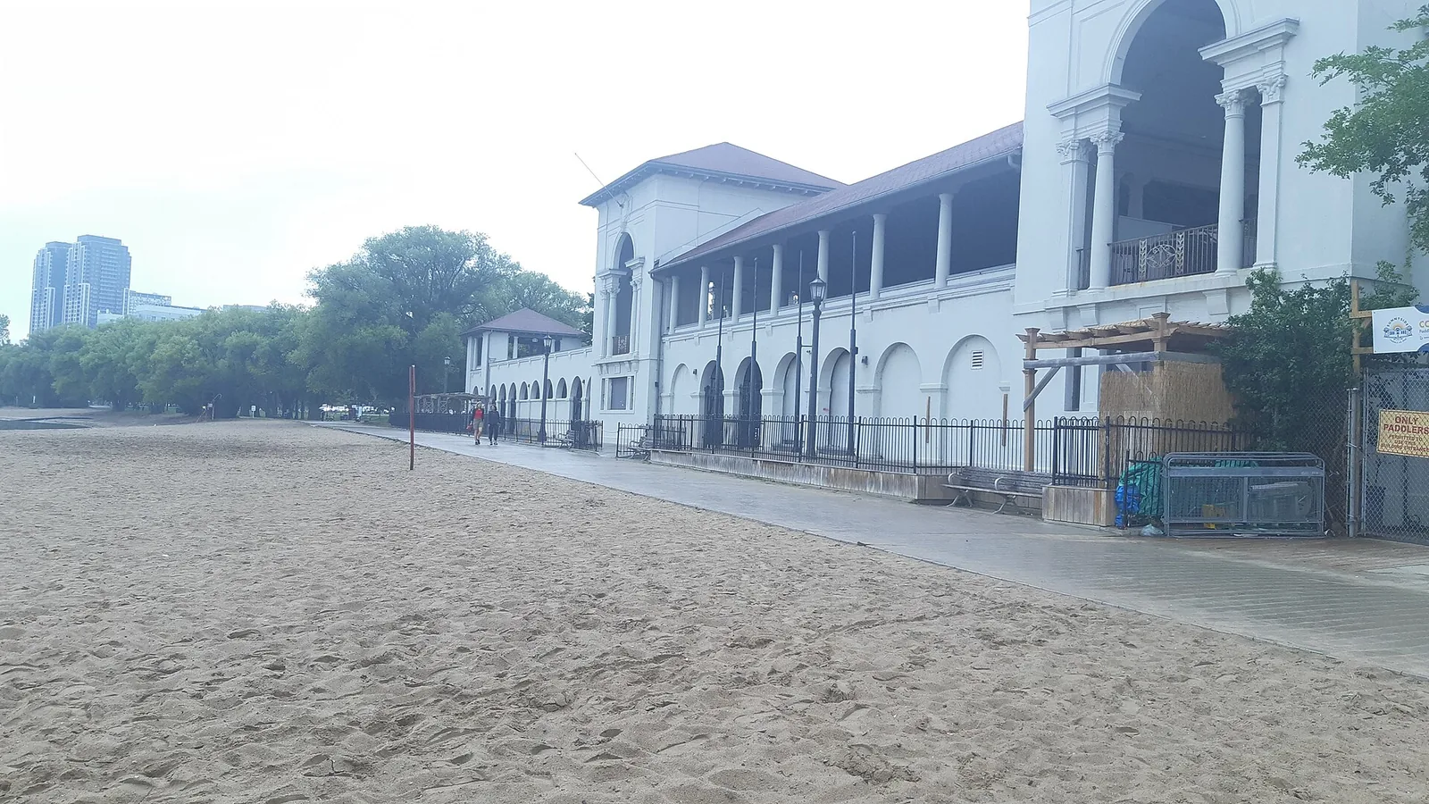 The Sunnyside Bathing Pavilion on the Toronto waterfront, opened in 1922